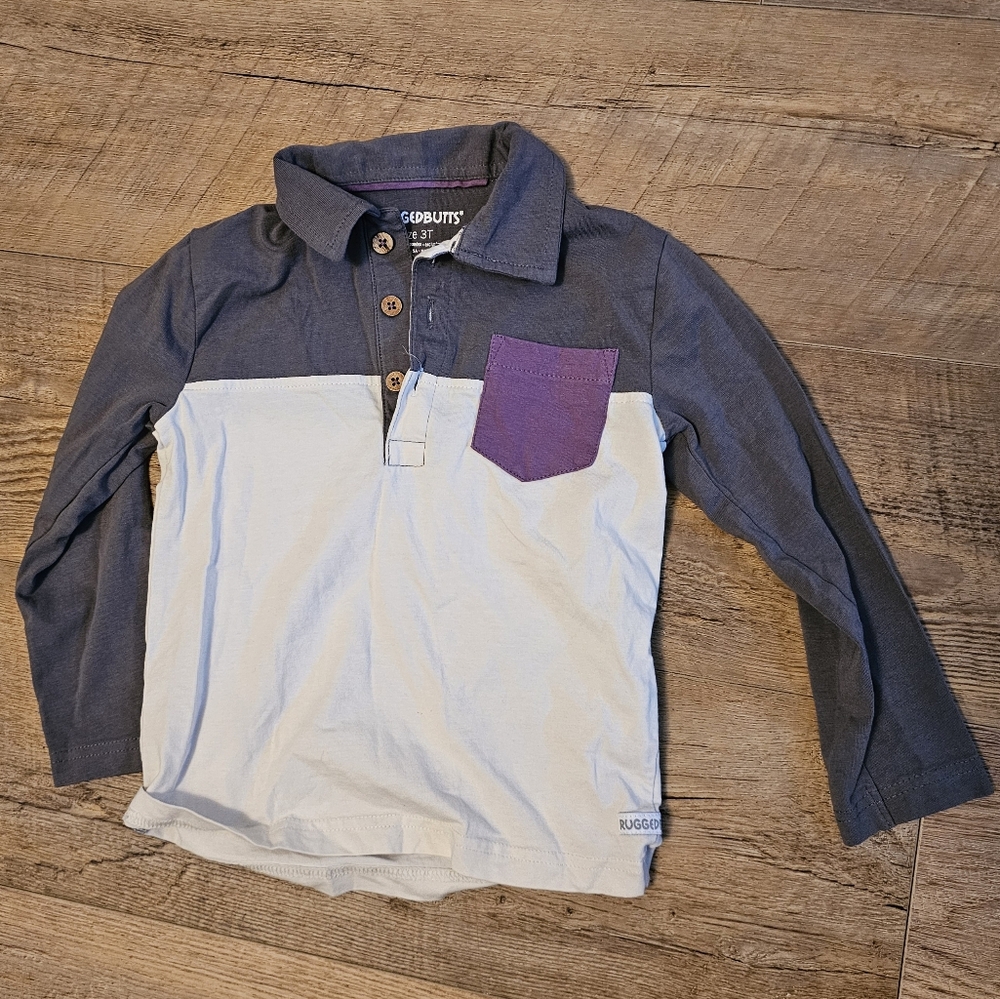 Boys Ruggedbutts long sleeve shirt 3T